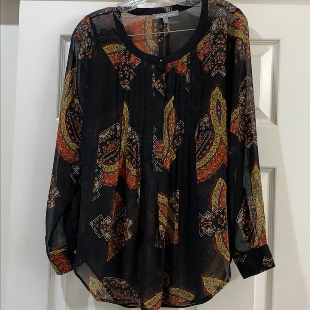 Daniel Rainn Bilson Pleat Detail Blouse
